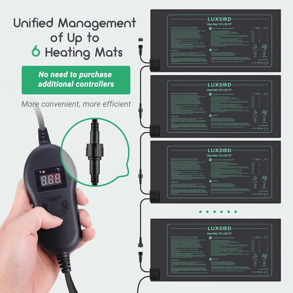4 Pack Seedling Heat Mat with  - Heat Mat Seedling review and price