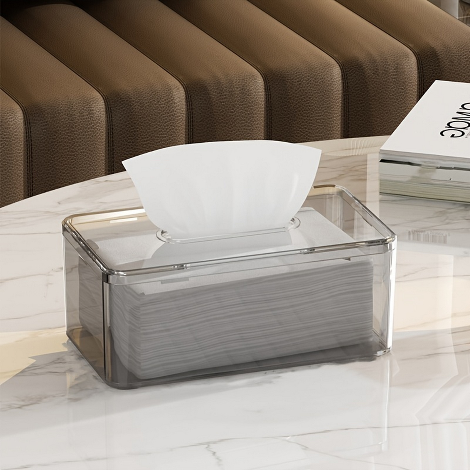 Square Clear Tissue Box Holder - Agar Tissue Culture review and price